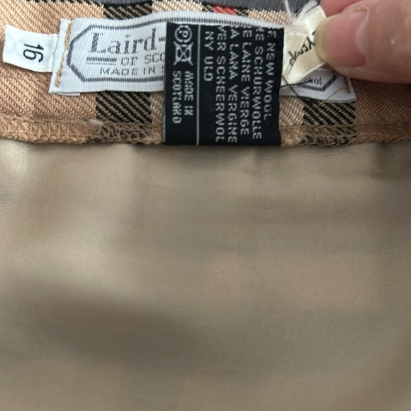 🌟Host Pick🌟Laird-Portch of Scotland Wool Plaid Midi  Skirt - Picture 6 of 14